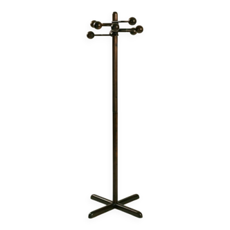 ball brutalist coatrack wood scandianvian