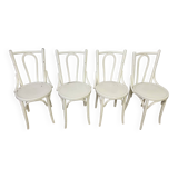 Set of 4 vintage bistro chairs