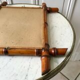 Wooden barber mirror Bamboo style 20-30s