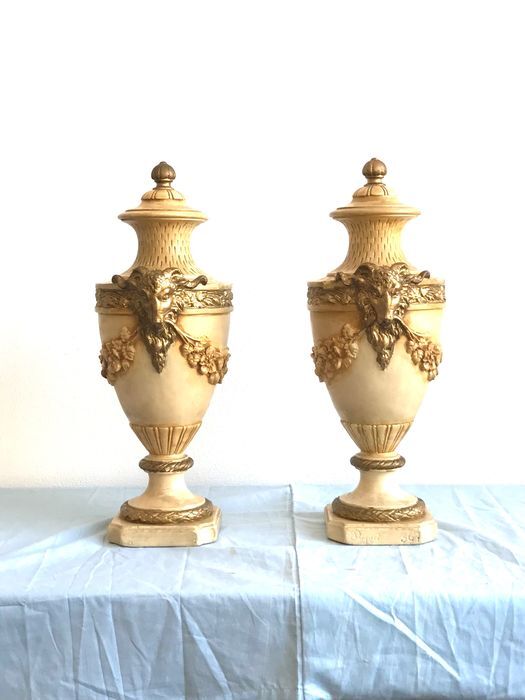 Paire de cassolettes - xixe - louis xvi