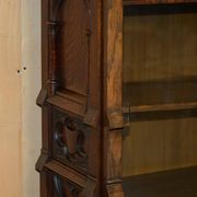 Gothic Revival library hand-carved by Pugin