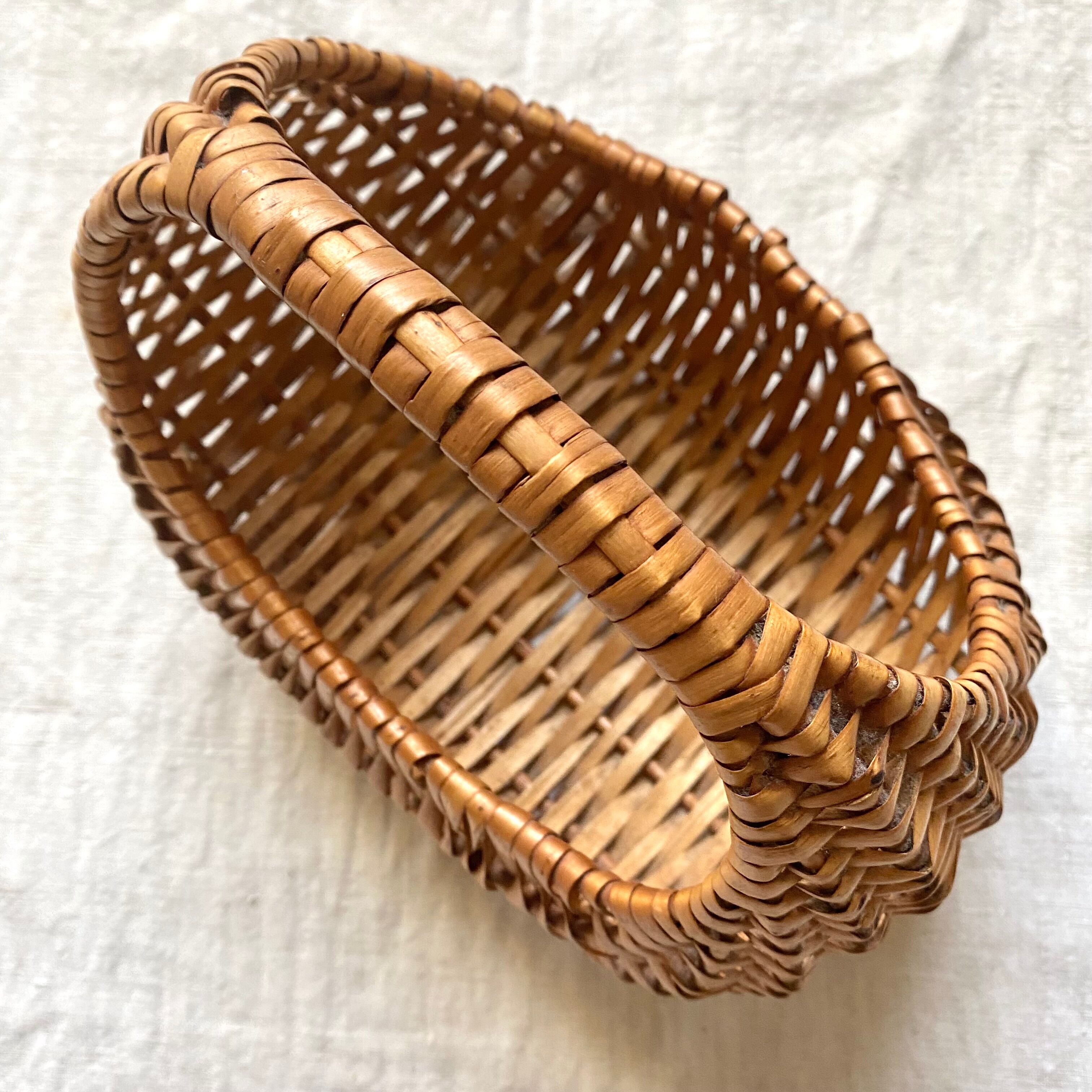 Vintage wicker basket for children