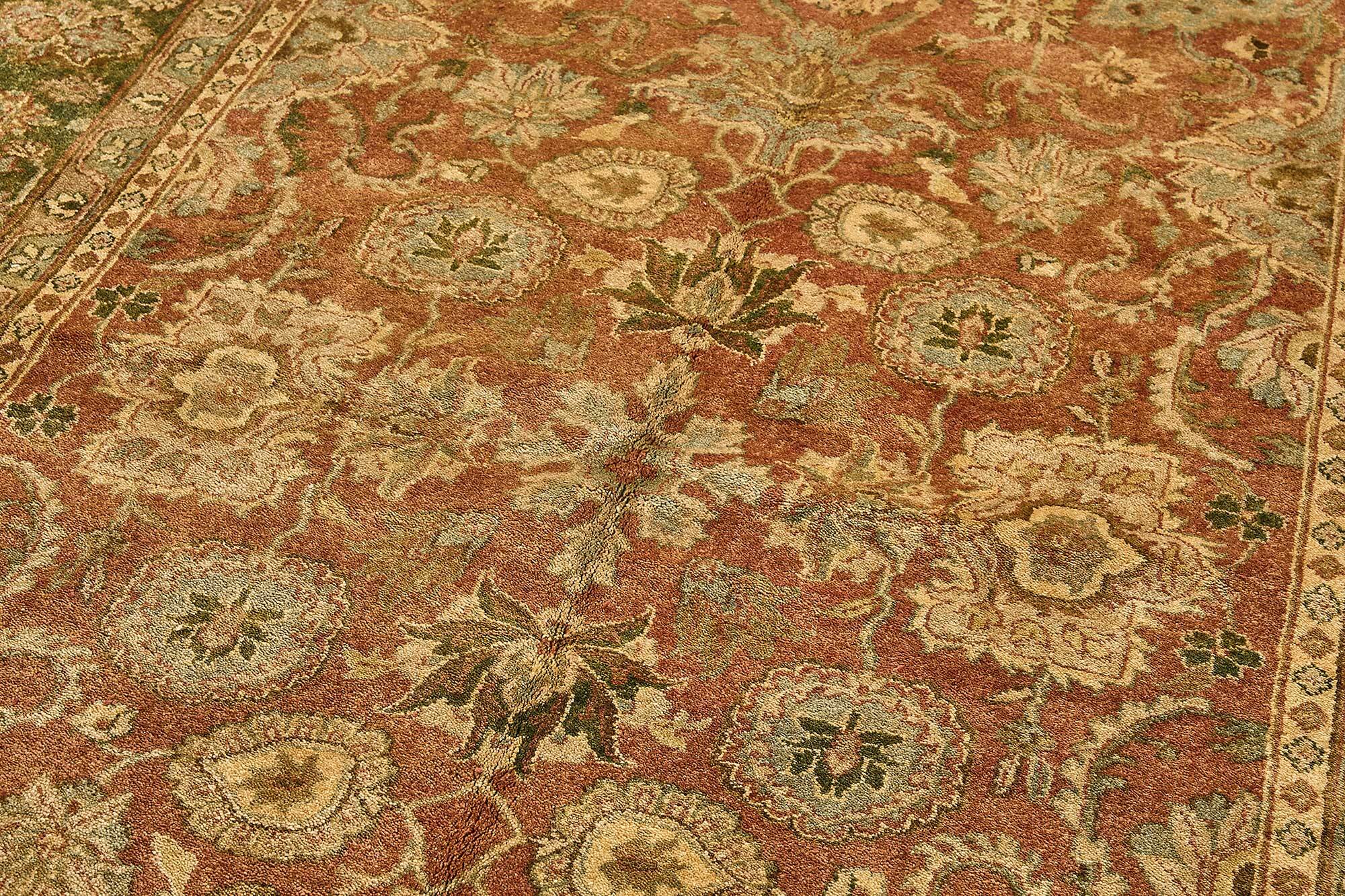Turkish Handknotted Wool Oushak Rug 186 cm x 265 cm