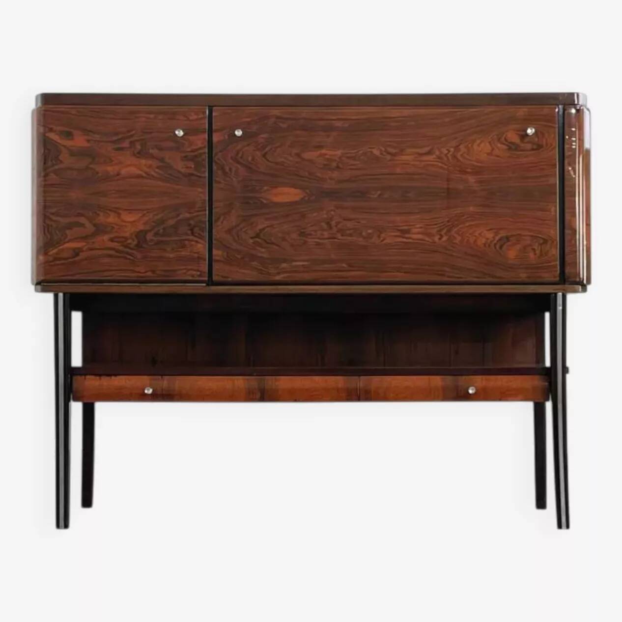 Meuble bar en palissandre années 50 -60
