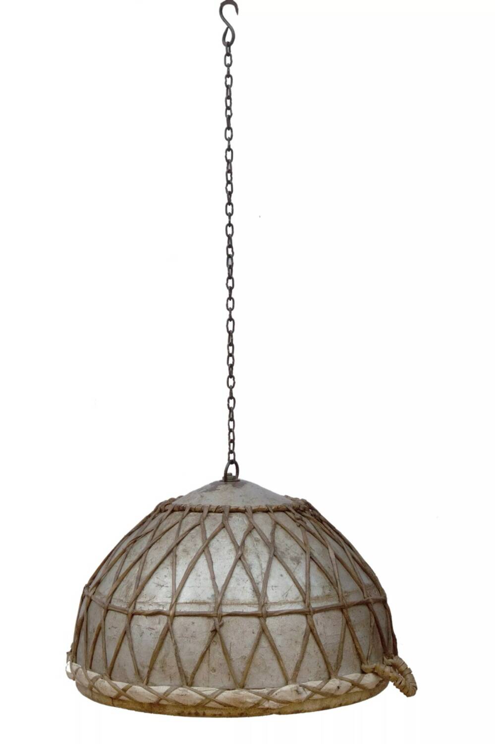 Suspension acier avec chaîne en métal de 60 cm avec cordage d’origine