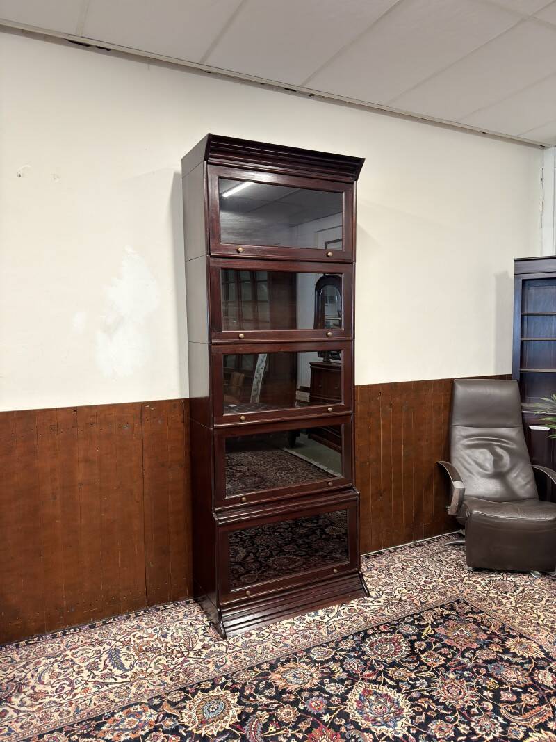 Classic English Globe Wernicke Bookcase