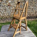 Vintage step stool chair