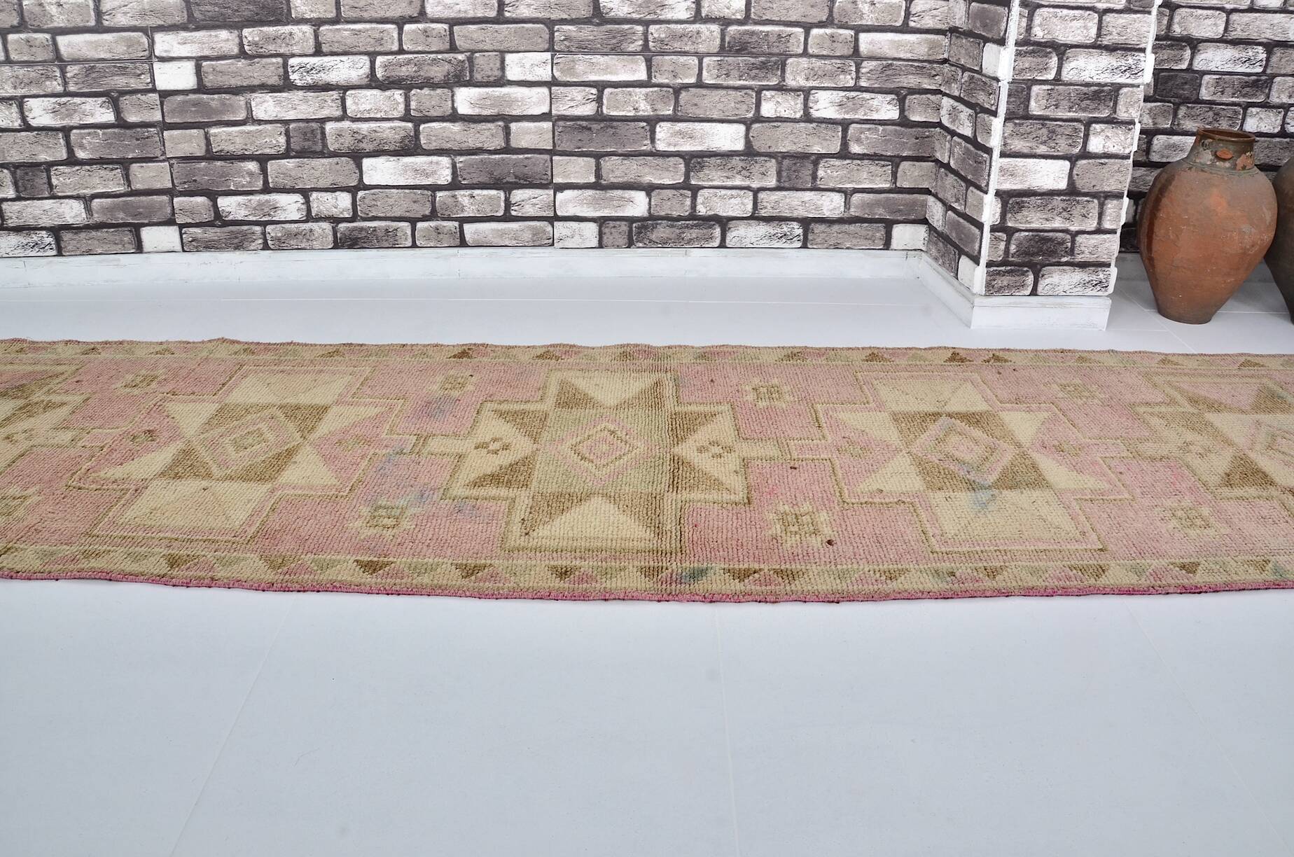 Anatolian Handknotted Oushak Runner sku 2194