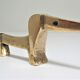 Dachshund bronze pen holder zoomorph design 60s