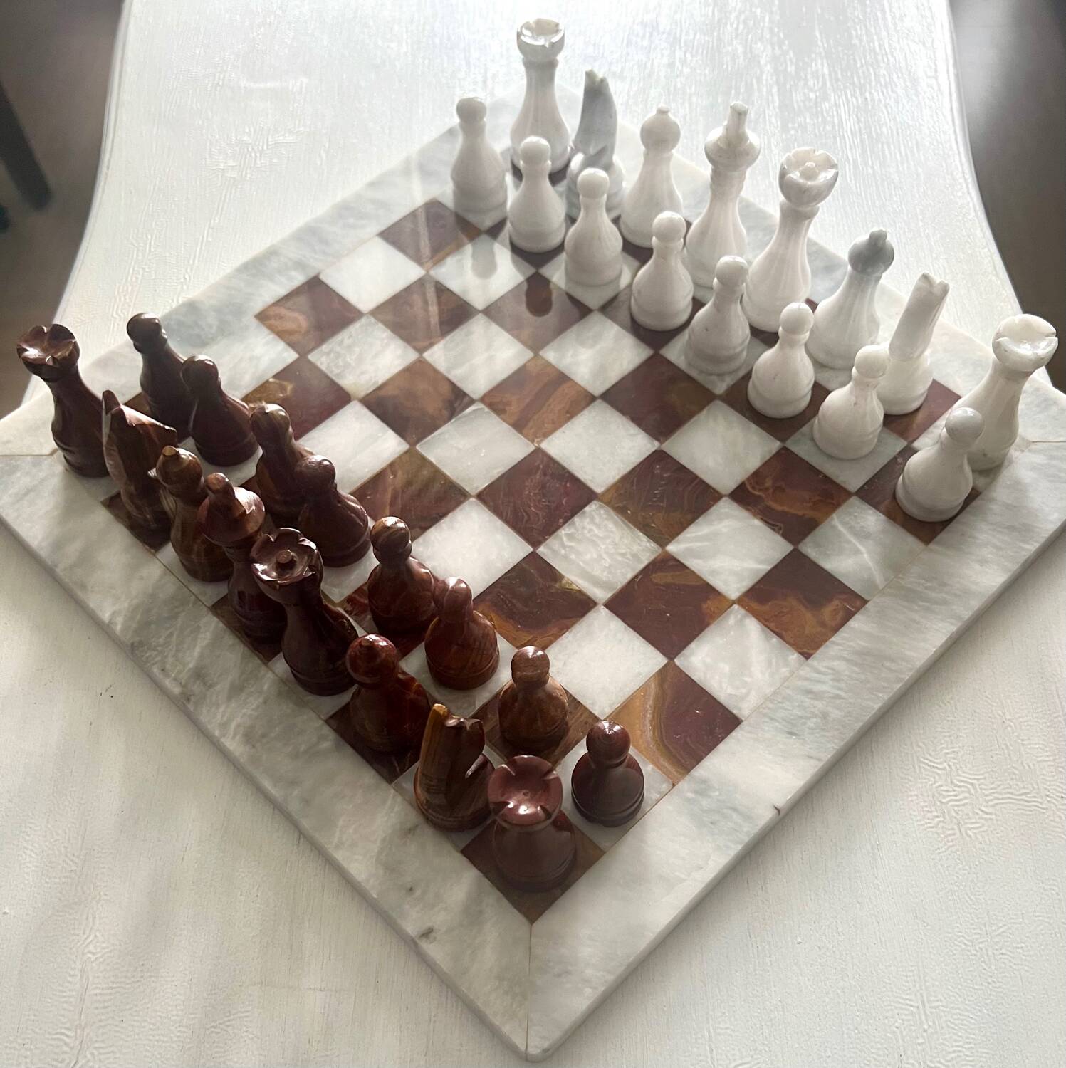 Marble chessboard