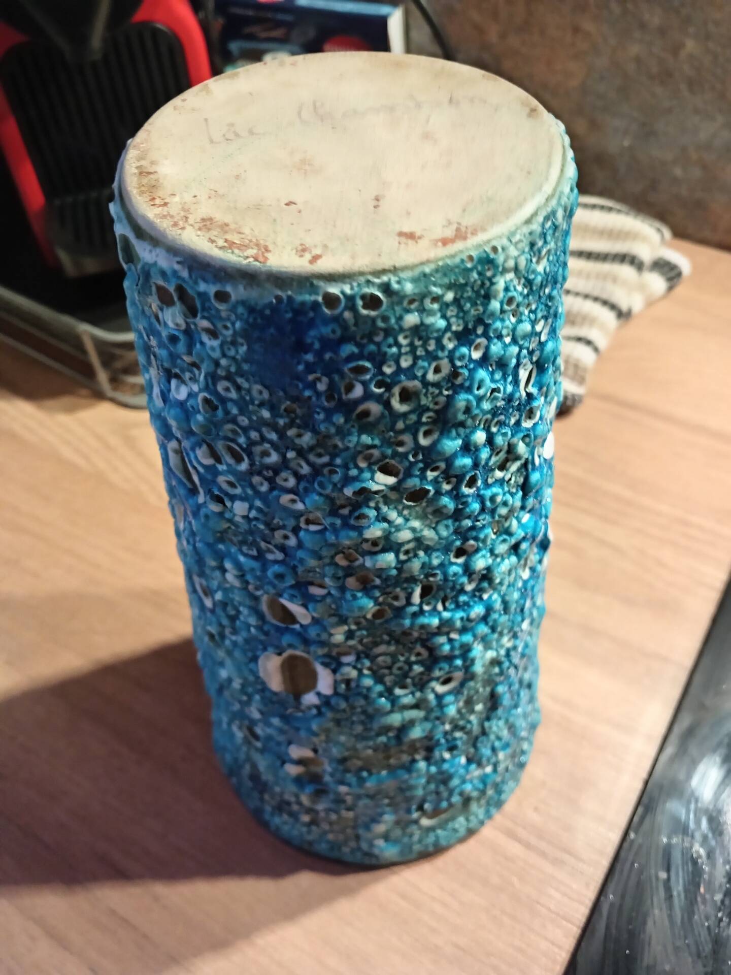 Vintage Moonstone Vase Lac Chambon