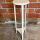 Sellette ancienne tripode art déco bois blanc vintage