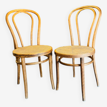 Chaises Thonet en cannage