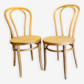 Thonet cane chairs