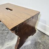50s Handmade Wooden Footstool