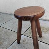 Petit tabouret vintage style Charlotte Perriand