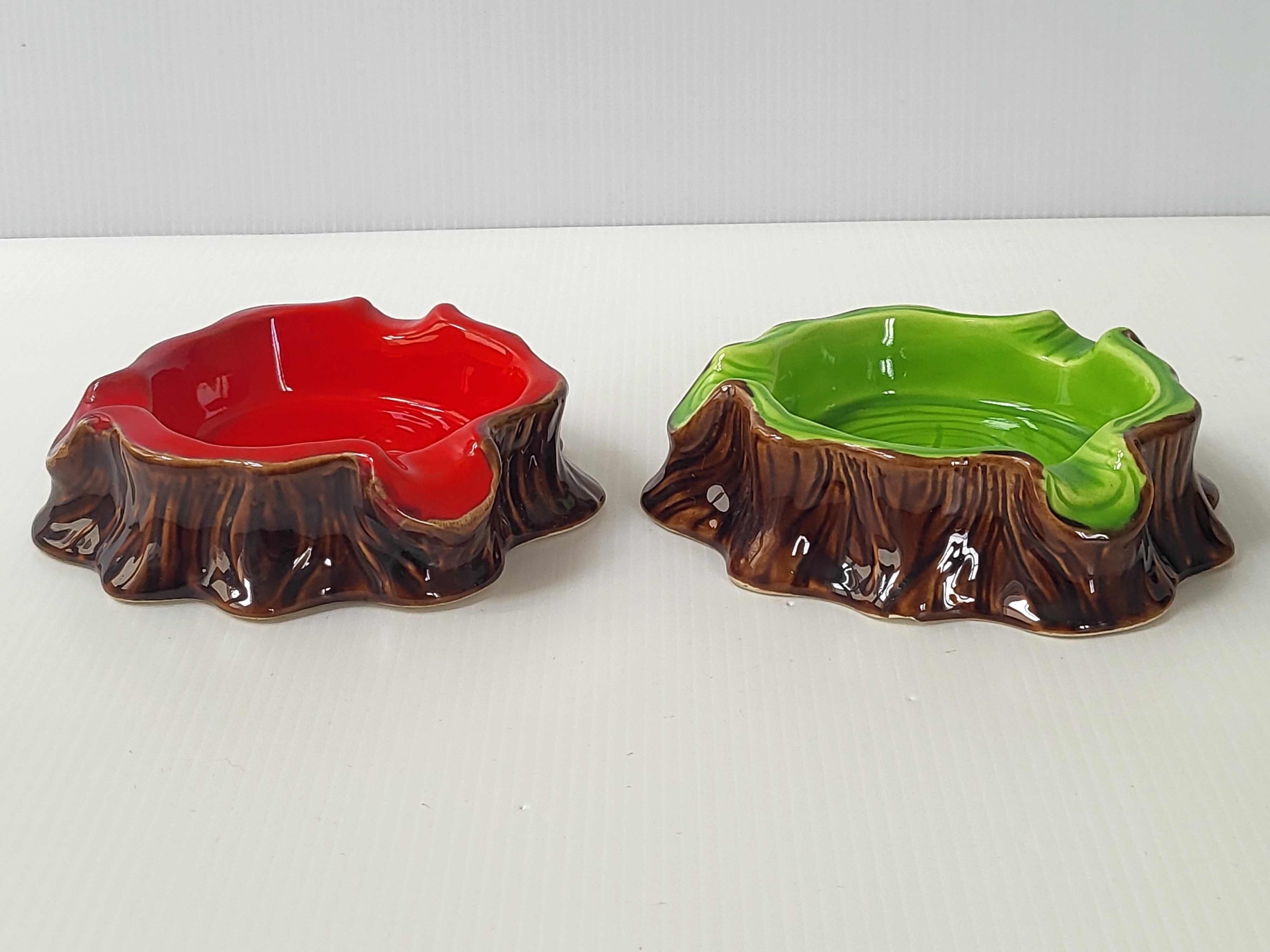Pair of vintage Vallauris ashtrays 1960