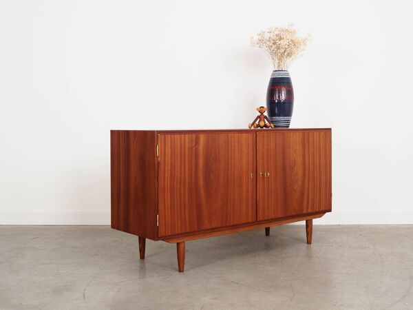 Cabinet en acajou, design danois, années 1970, designer : Carlo Jensen, fabrication