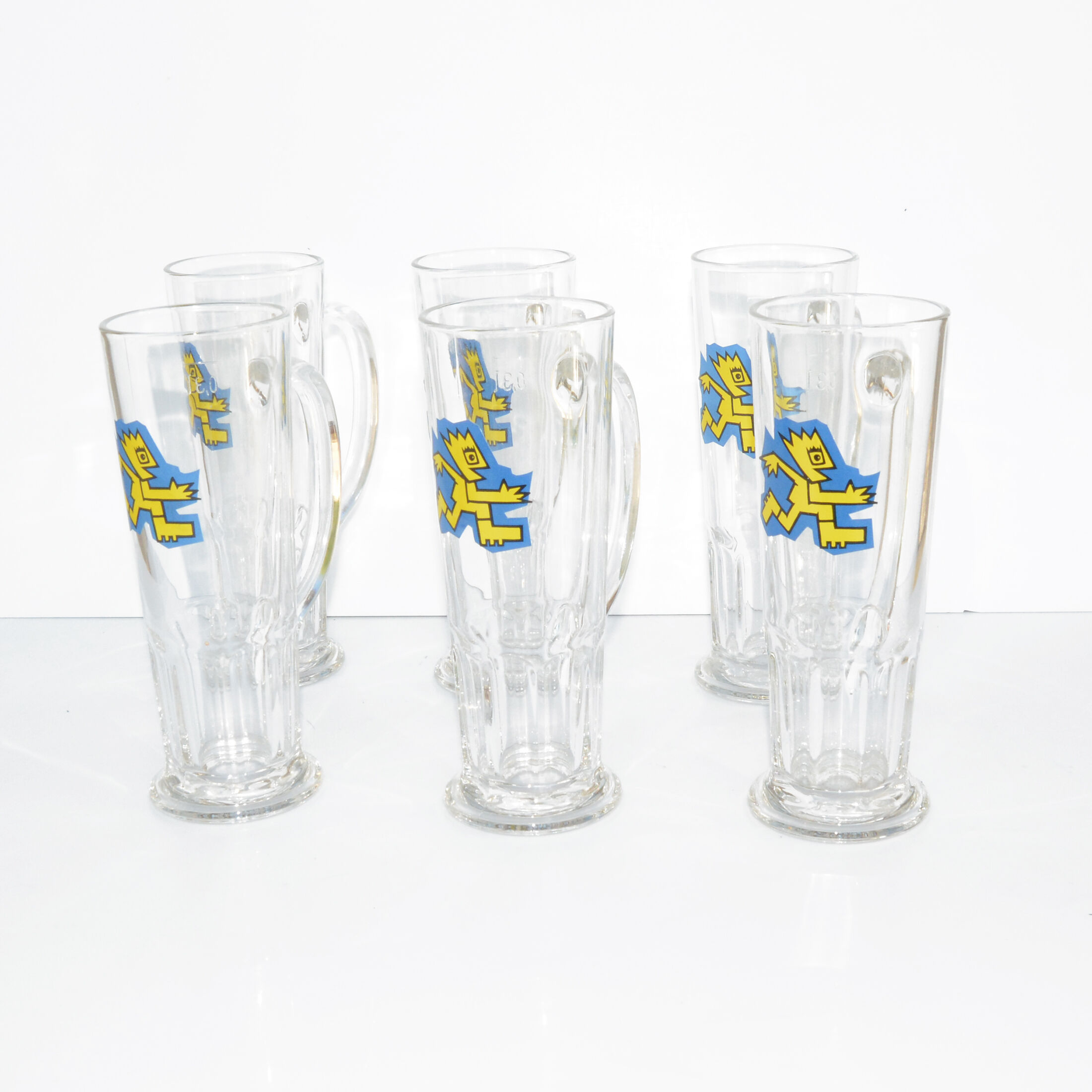 Set of six beer mugs 300ml Sahm Germany