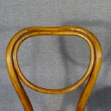 Set of 4 bistro chairs 1910/1930 curved wood, thonet, fischel etc