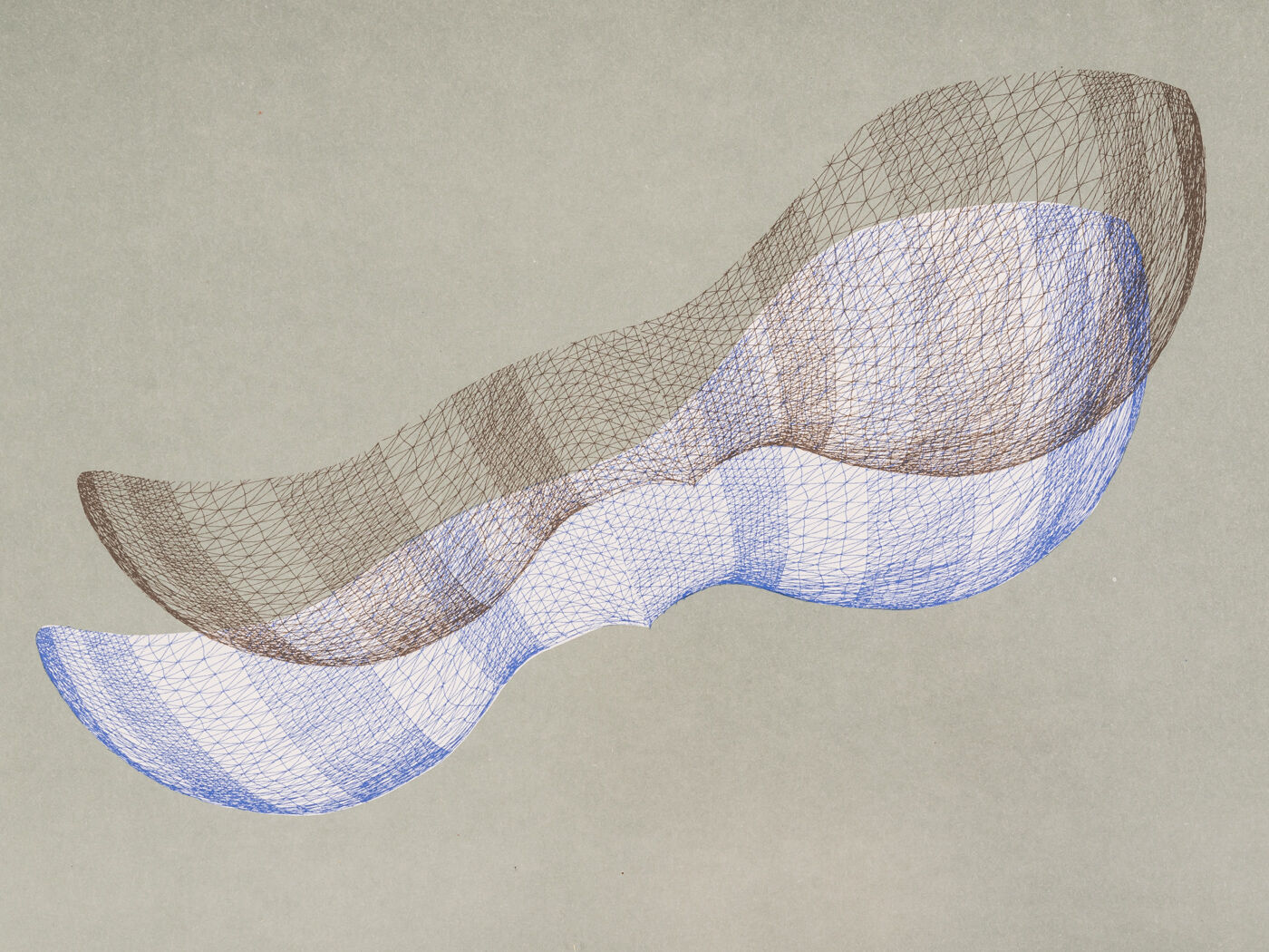 Études géométriques, Art graphique sur papier, 63 x 74cm