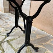 Industrial bistro style table