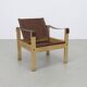 Safari Lounge Chair set in Leather by Escriba Brazil