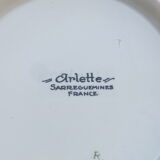 Low cut, vintage display Sarreguemines Arlette service