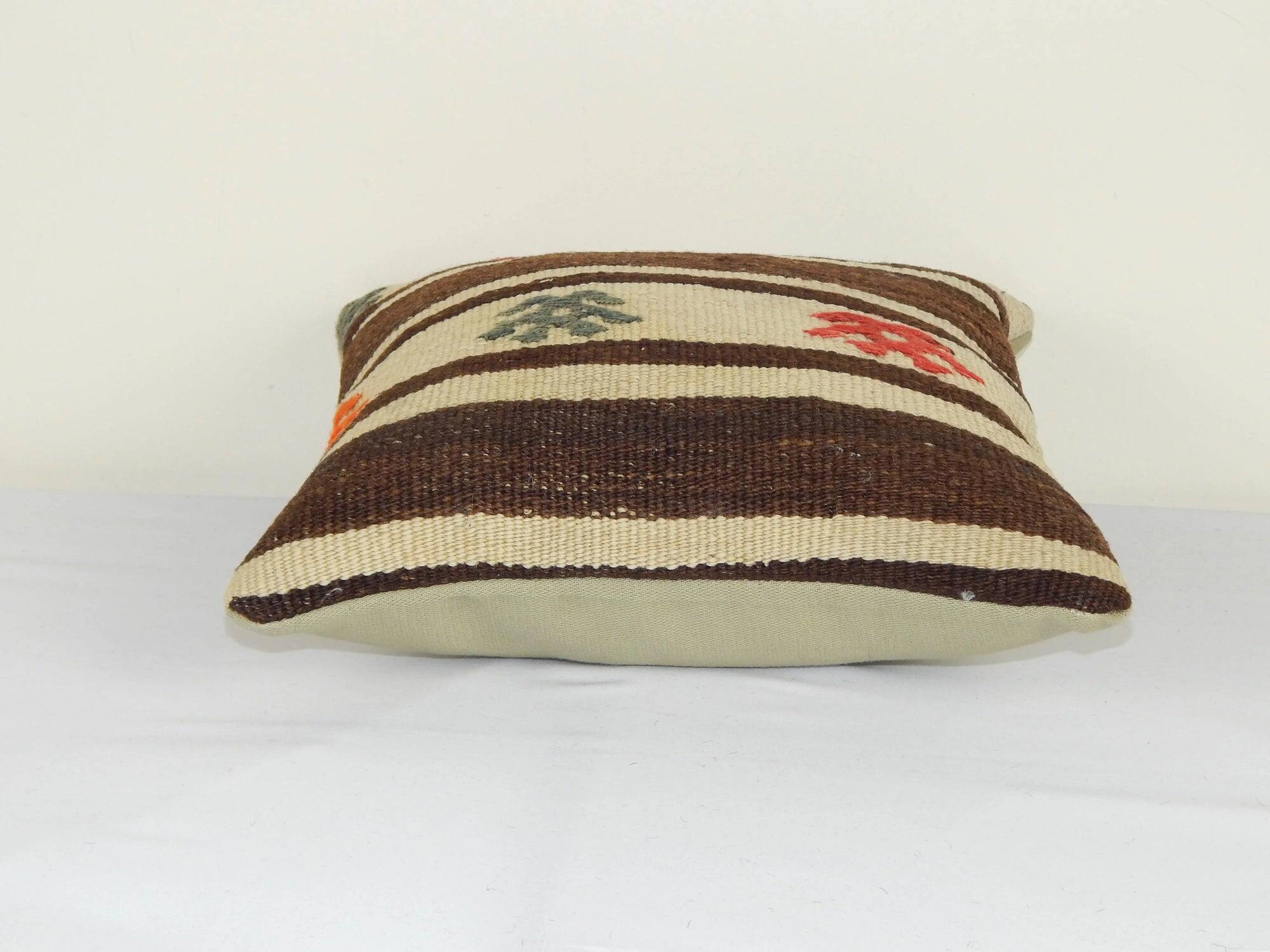 Vintage kilim cushion cover 30x30 cm