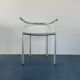 1980s tubular metal chair
