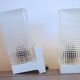 Paire d'applique vintage blanc