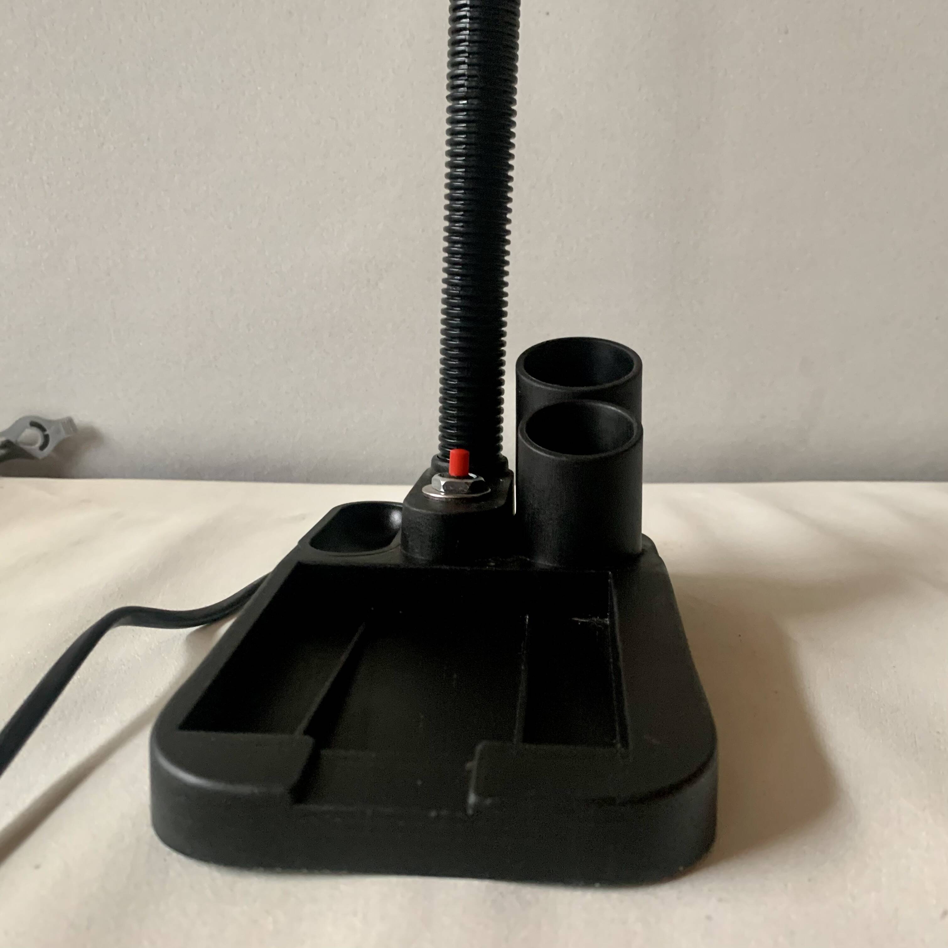 Fase vintage black and white desk lamp