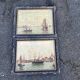Beautiful Pair of 19th Century Maritime Lithographs in the Style of Frederik Soerense