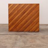 Modular beech set of two room dividers with benches, 1970 Italy
