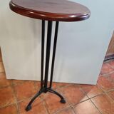 Pedestal table / standing up with cast iron base