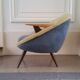 Tres rare fauteuil Oeuf EGG original années 50