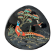 Longwy collection plate the chinese pheasant decorated vintage and numbered hand