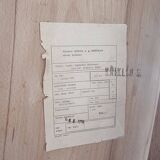 Vintage dining table in ash, 1970s