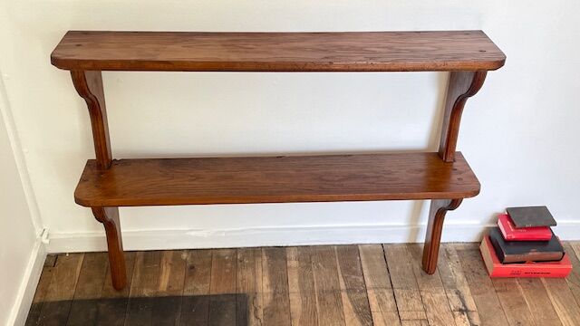 VINTAGE Solid Oak SHELF