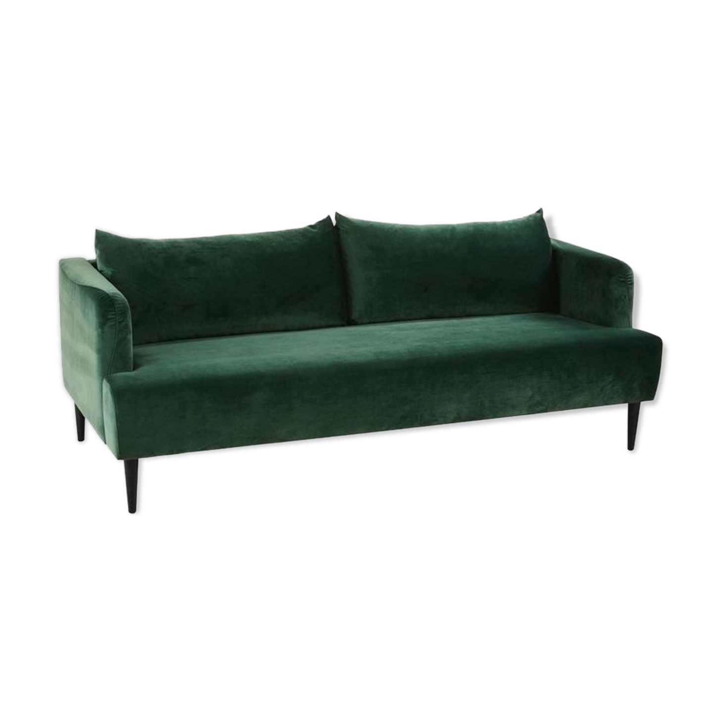 Green velvet sofa Maisons du monde