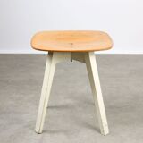 Vintage Plywood Cross-joint Stool by Niko Kralj, 1954
