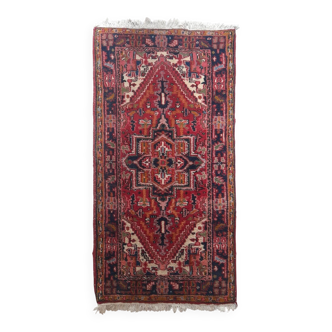 Hand-knotted Persian rug 140 x 72 cm