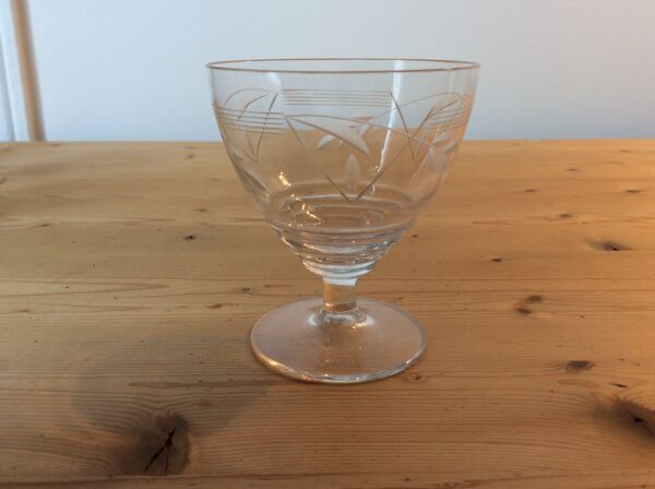 Verres en cristal anciens