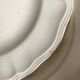Set of 8 flat plates Ivory from Sarreguemines to godrons 24.5cm
