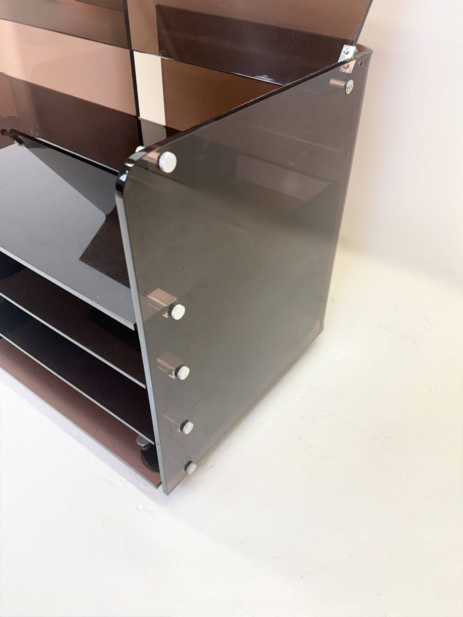 Hi-fi furniture "Roche Bobois" plexiglass, 1970s
