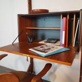 Norwegian Ergo Secretary Furniture, Scandinavian Vintage 1960s