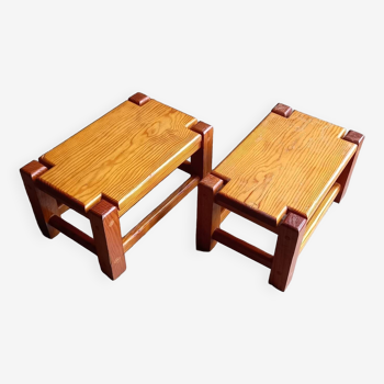 Pair of Scandinavian side tables