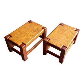 Pair of Scandinavian side tables