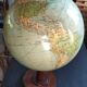 Vintage terrestrial globe Columbus from the 1950s.