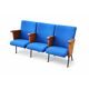 Original Italian Cinema Seating Row, 3 Seats, 1960s